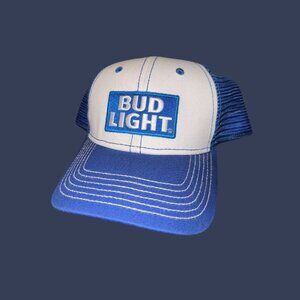 Bud Light Adjustable Trucker Hat